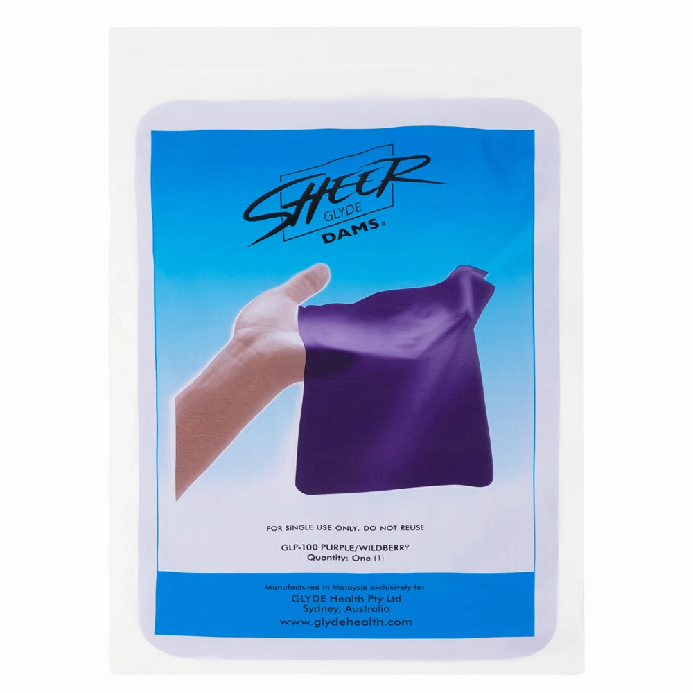 Sheer Glyde Dental Dam - Wildberry Flavour