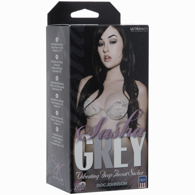 Signature Strokers Sasha Grey Vibrating Deep Throat Sucker