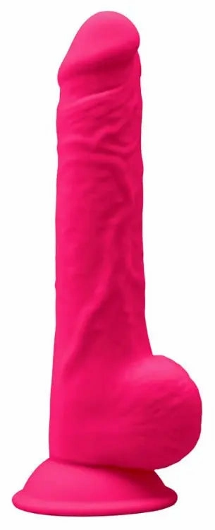 SilexD - Dual Density Memory Silicone Premium Pink Dildo 9.5