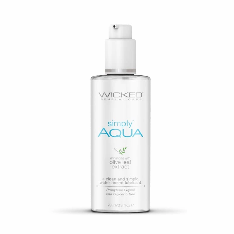 Simply Aqua Fragrance Free Lube 2.3oz 70ml
