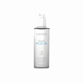 Simply Aqua Fragrance Free Lube 4oz 120ml
