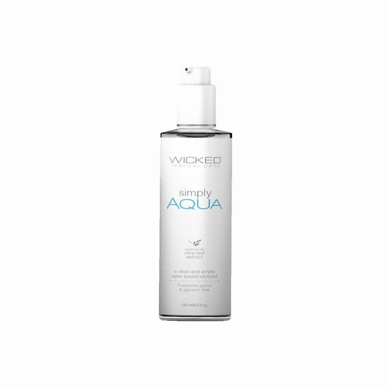Simply Aqua Fragrance Free Lube 4oz 120ml
