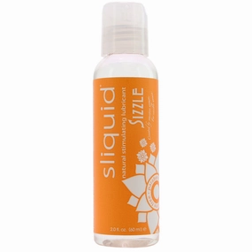 Sizzle Natural Stimulating Lubricant in 2oz/60ml