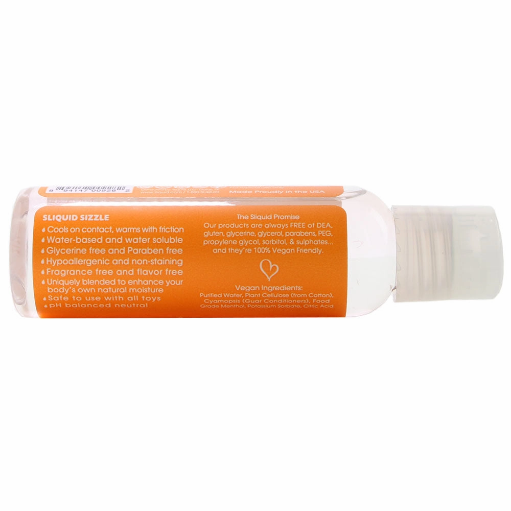 Sizzle Natural Stimulating Lubricant in 2oz/60ml