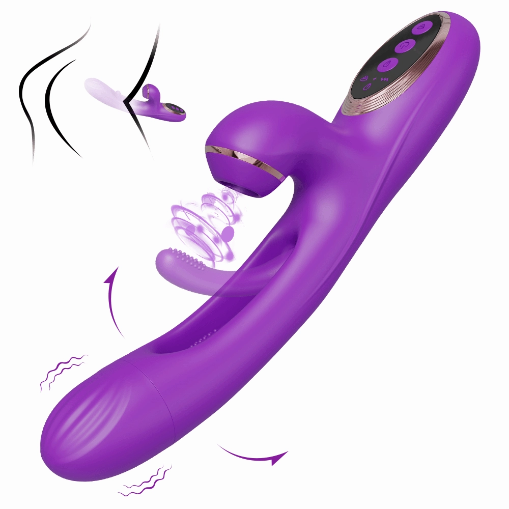 Skerry - Vibrating and Tapping Vibrator with Clit Sucker for Women Pleasure