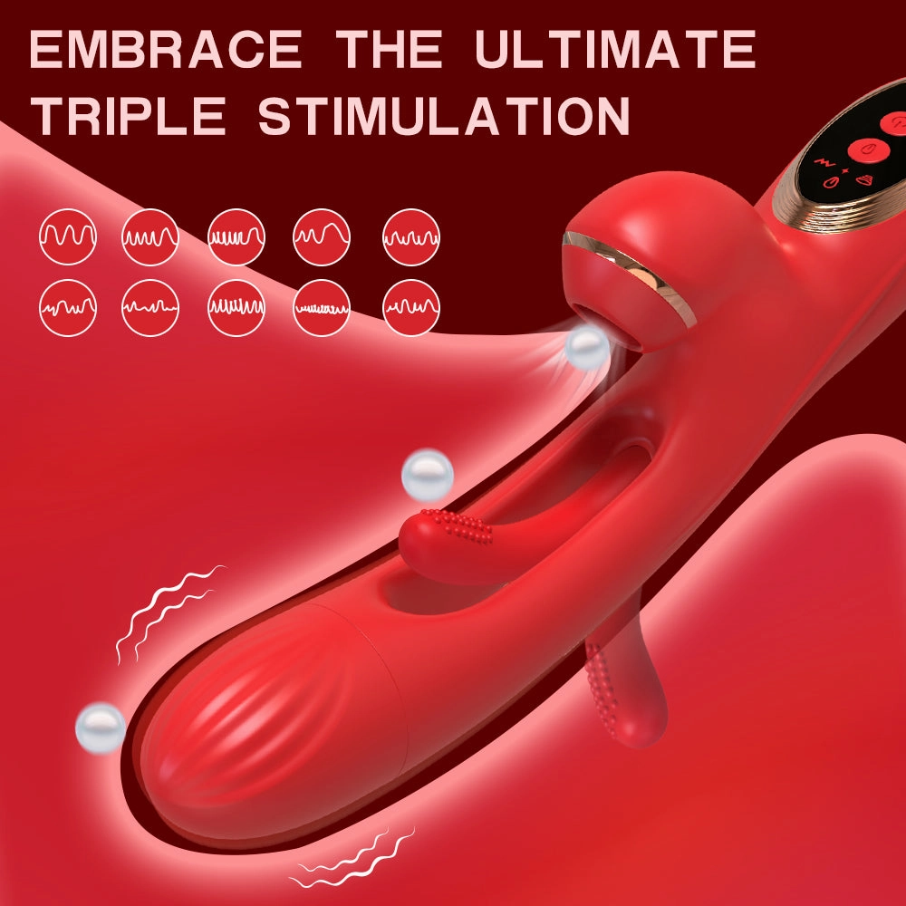Skerry - Vibrating and Tapping Vibrator with Clit Sucker for Women Pleasure