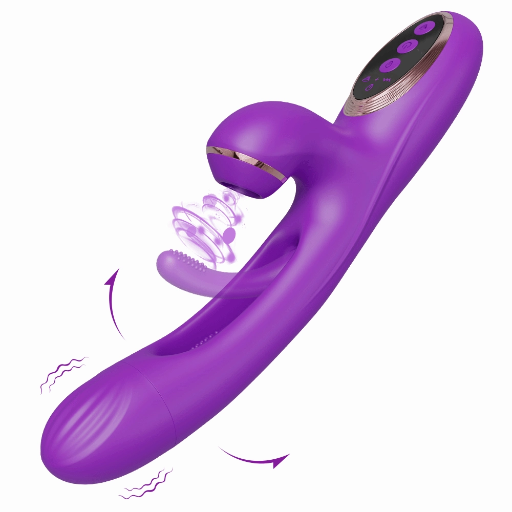Skerry - Vibrating and Tapping Vibrator with Clit Sucker for Women Pleasure