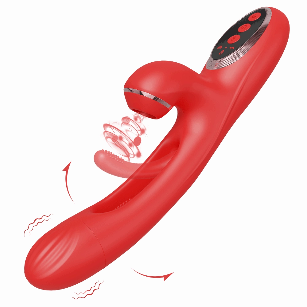 Skerry - Vibrating and Tapping Vibrator with Clit Sucker for Women Pleasure