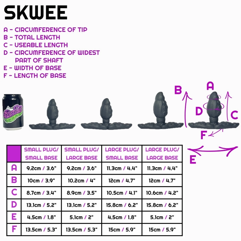 Skwee small plug small base Love Drips soft (OO30)
