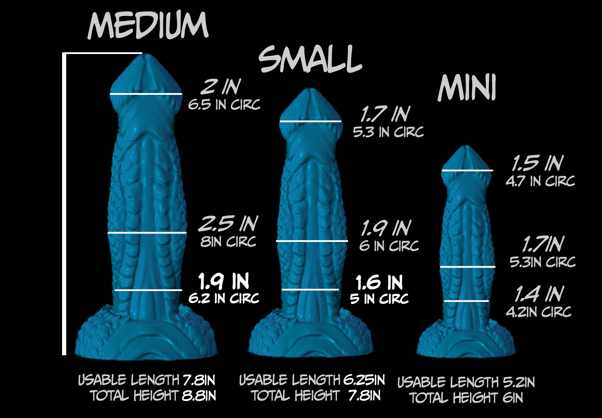 Small Tallfang - Firm Silicone - TF-598
