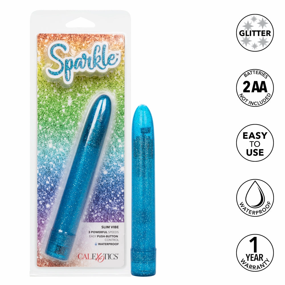 Sparkle 3-Speed Waterproof Slim Vibe