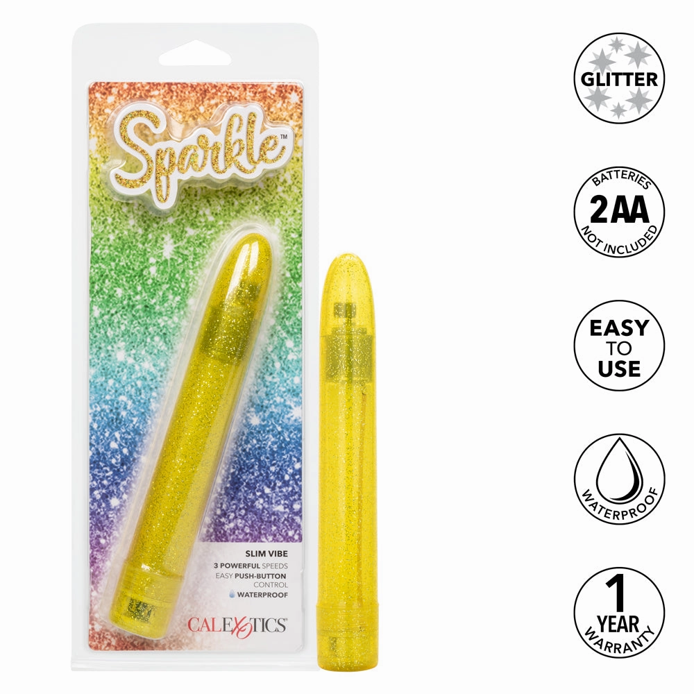 Sparkle 3-Speed Waterproof Slim Vibe