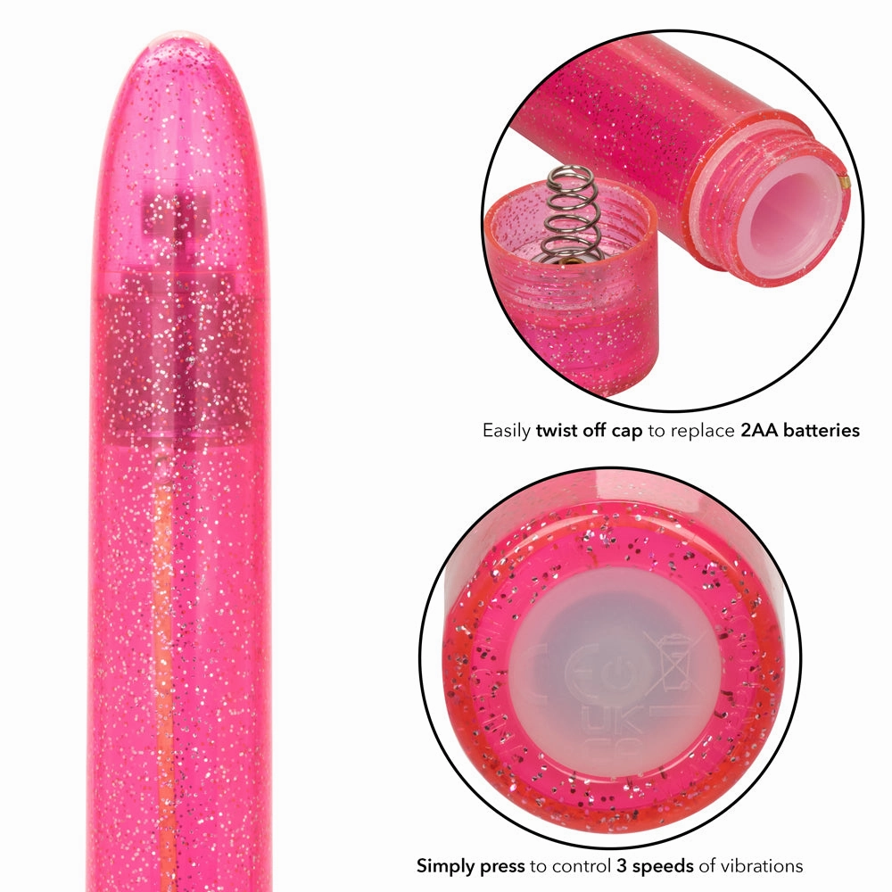 Sparkle 3-Speed Waterproof Slim Vibe