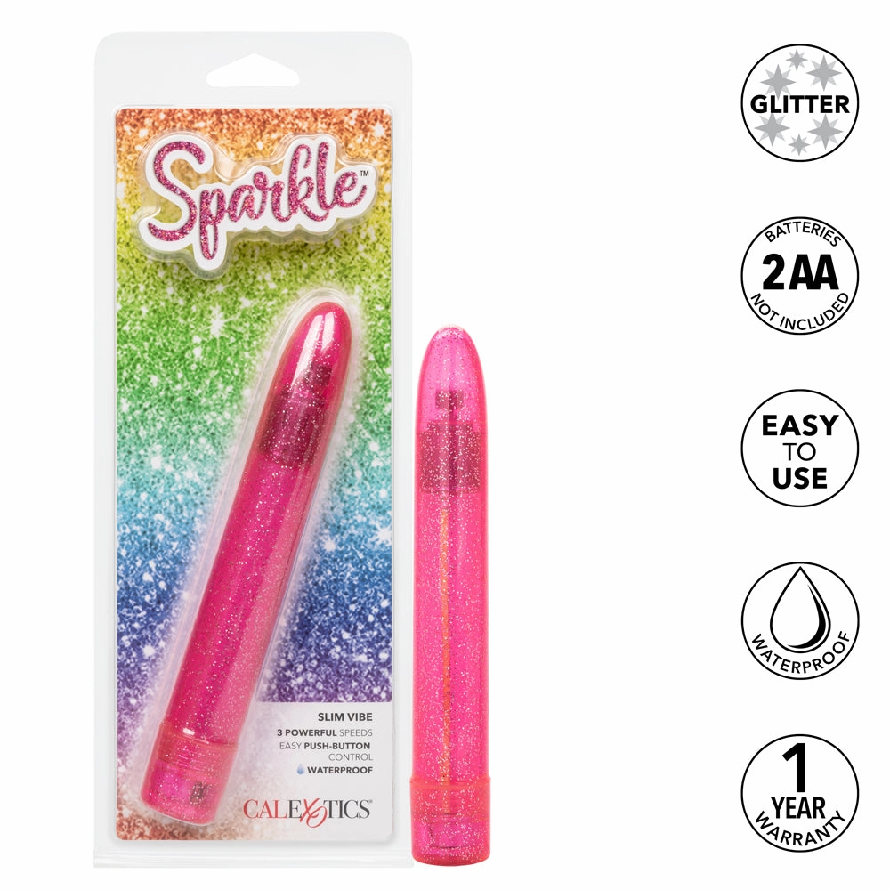 Sparkle 3-Speed Waterproof Slim Vibe