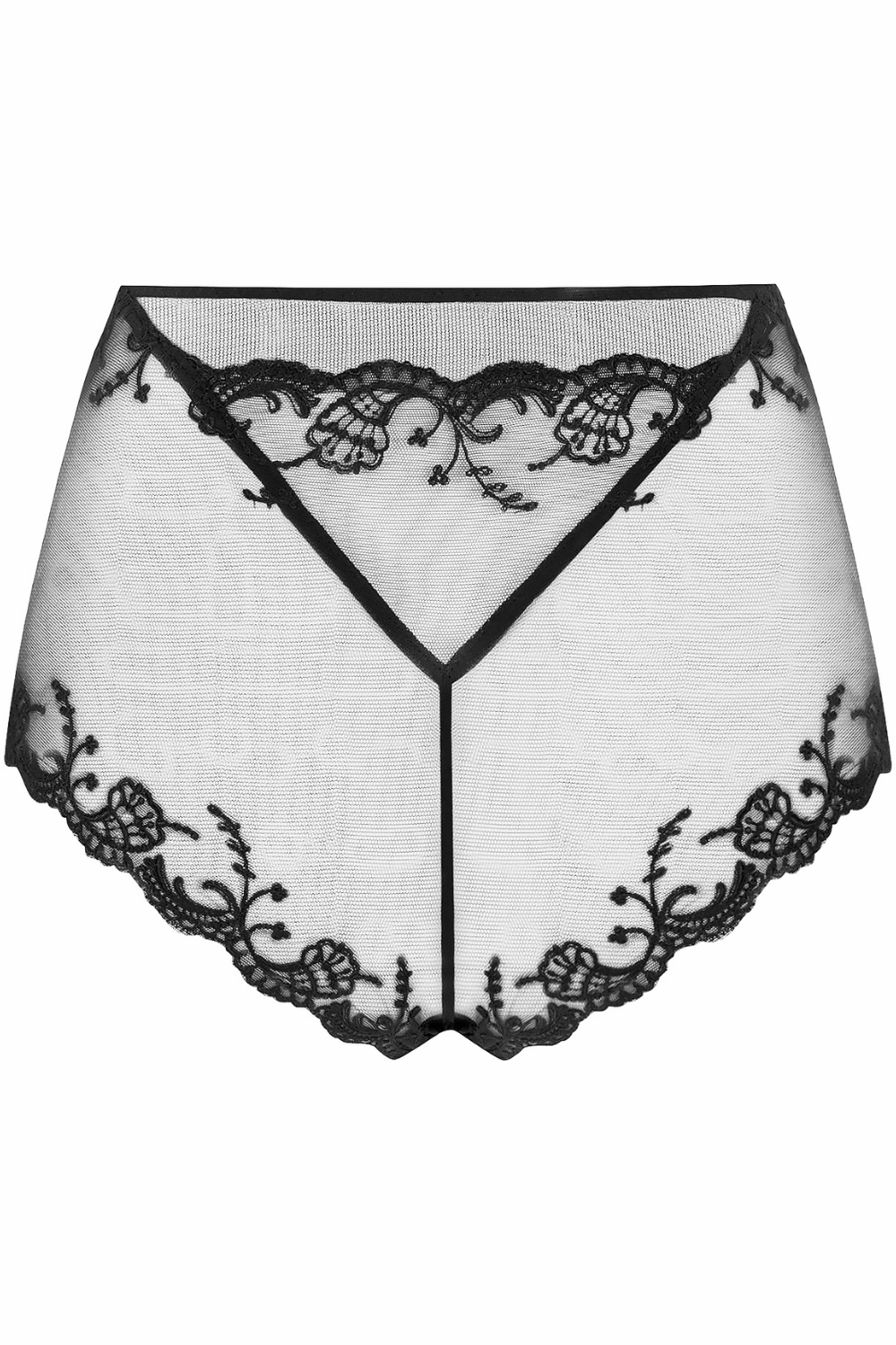 Splendeur Soie High Waist Shorty Black