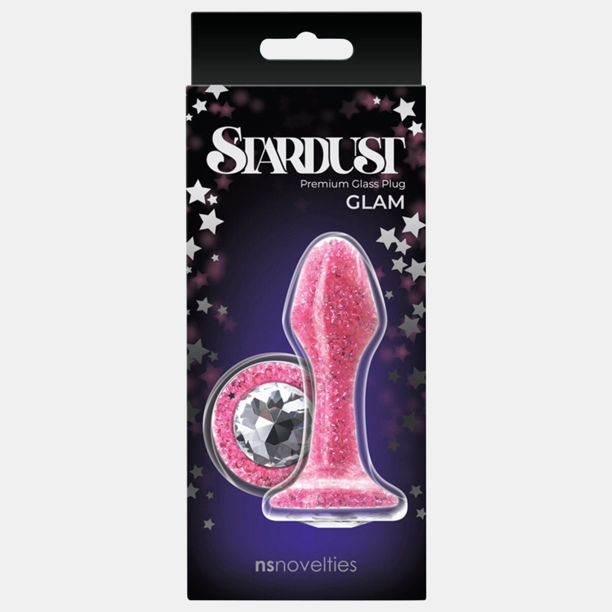 Stardust Non-Vibrating Anal Plug - Glam Pink