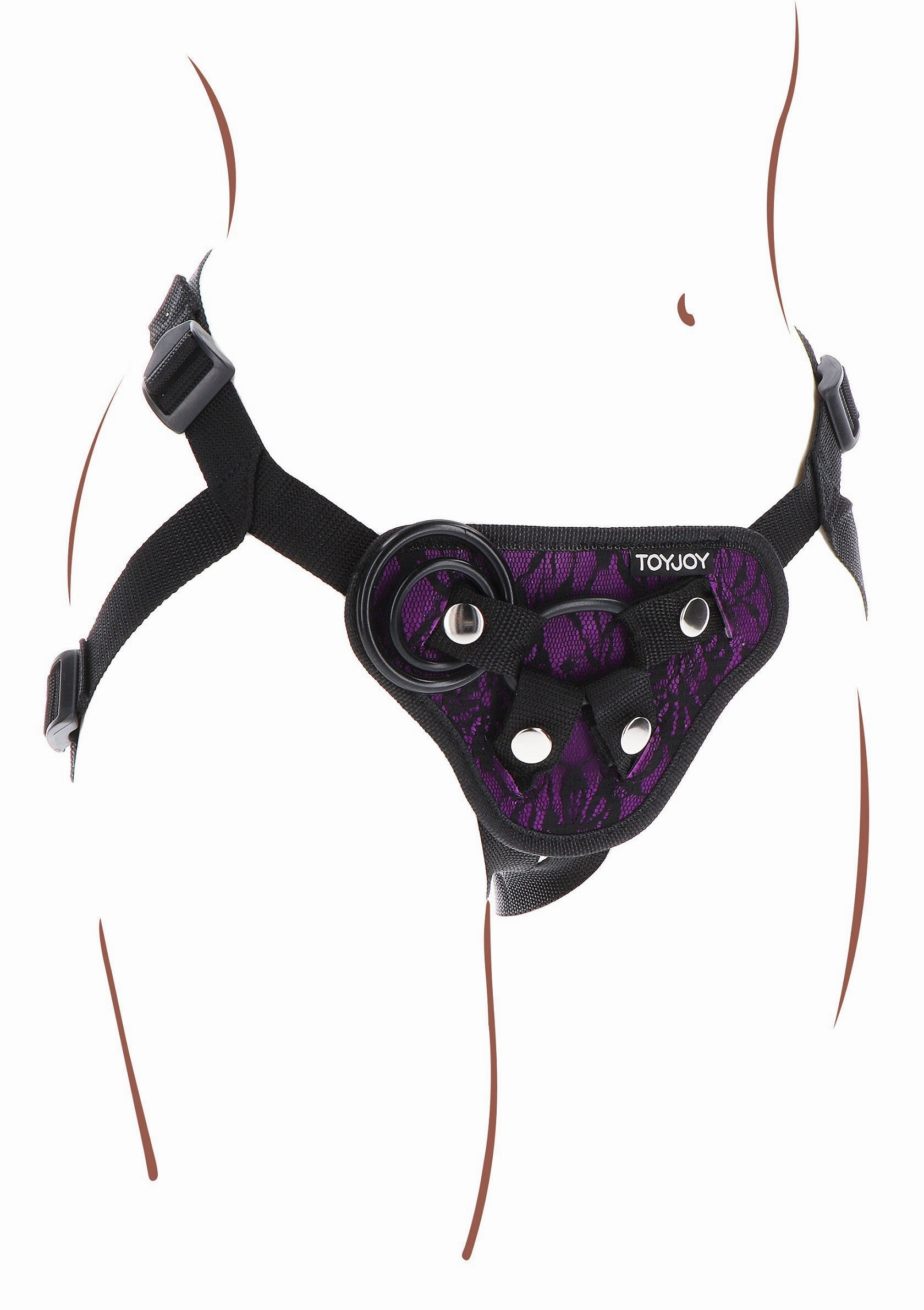 Strap-On Lace Harness
