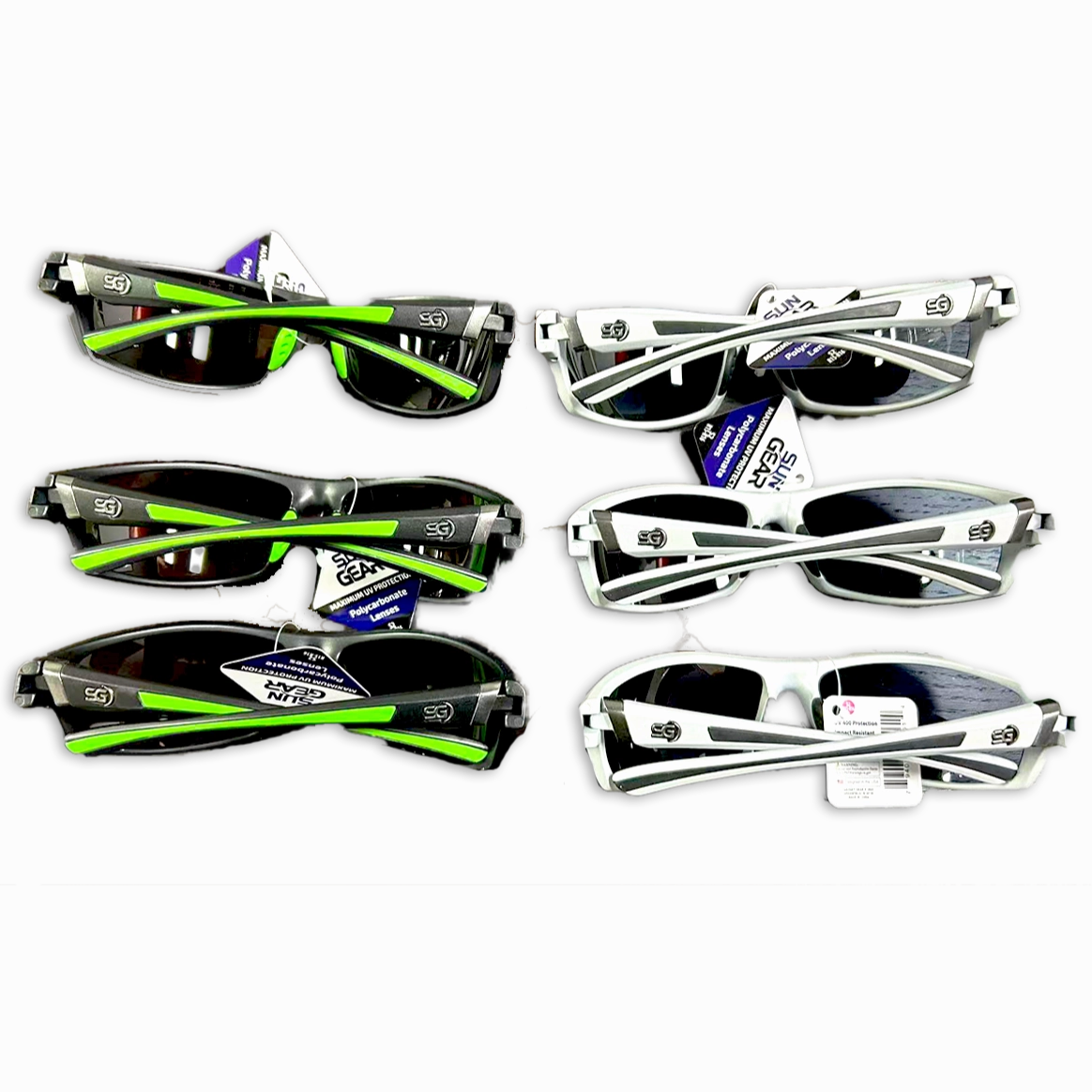 Sunglasses Sungear Assortment - 6 Pieces Per Pack 50261