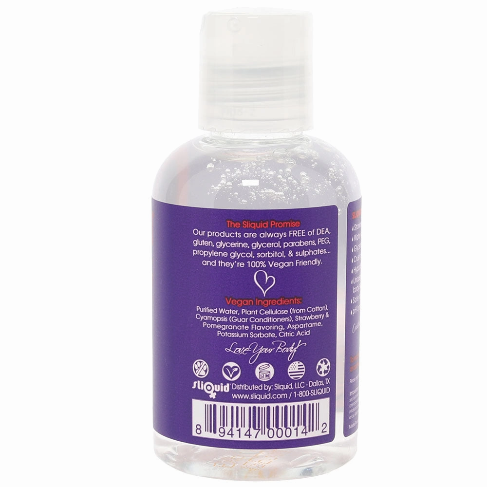 Swirl Flavored Lube 4.2oz/125ml in Strawberry Pomegranate