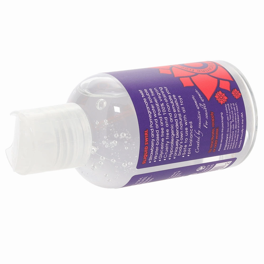 Swirl Flavored Lube 4.2oz/125ml in Strawberry Pomegranate