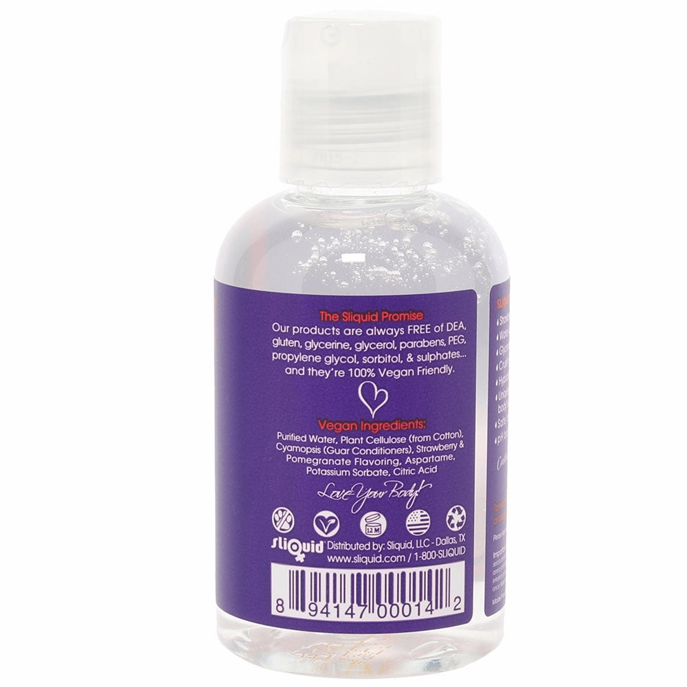 Swirl Flavored Lube 4.2oz/125ml in Strawberry Pomegranate