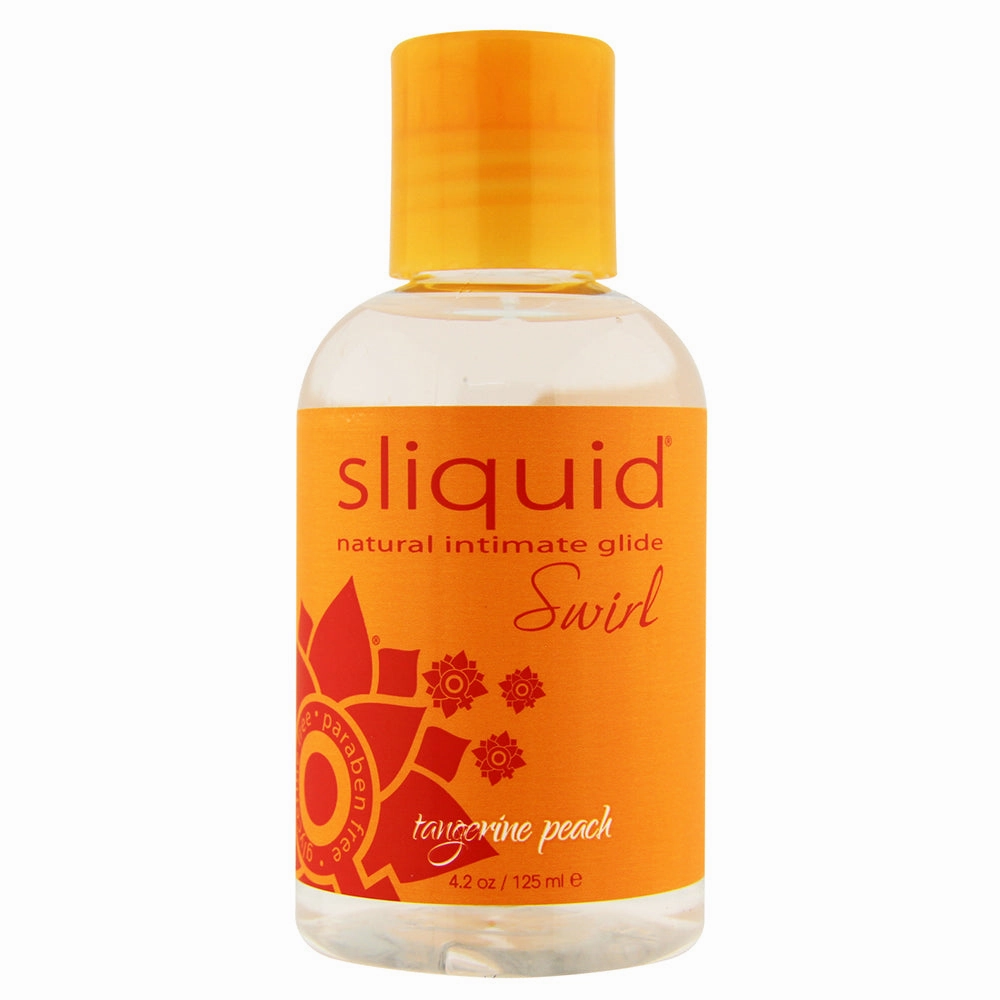 Swirl Flavored Lube 4.2oz/125ml in Tangerine Peach