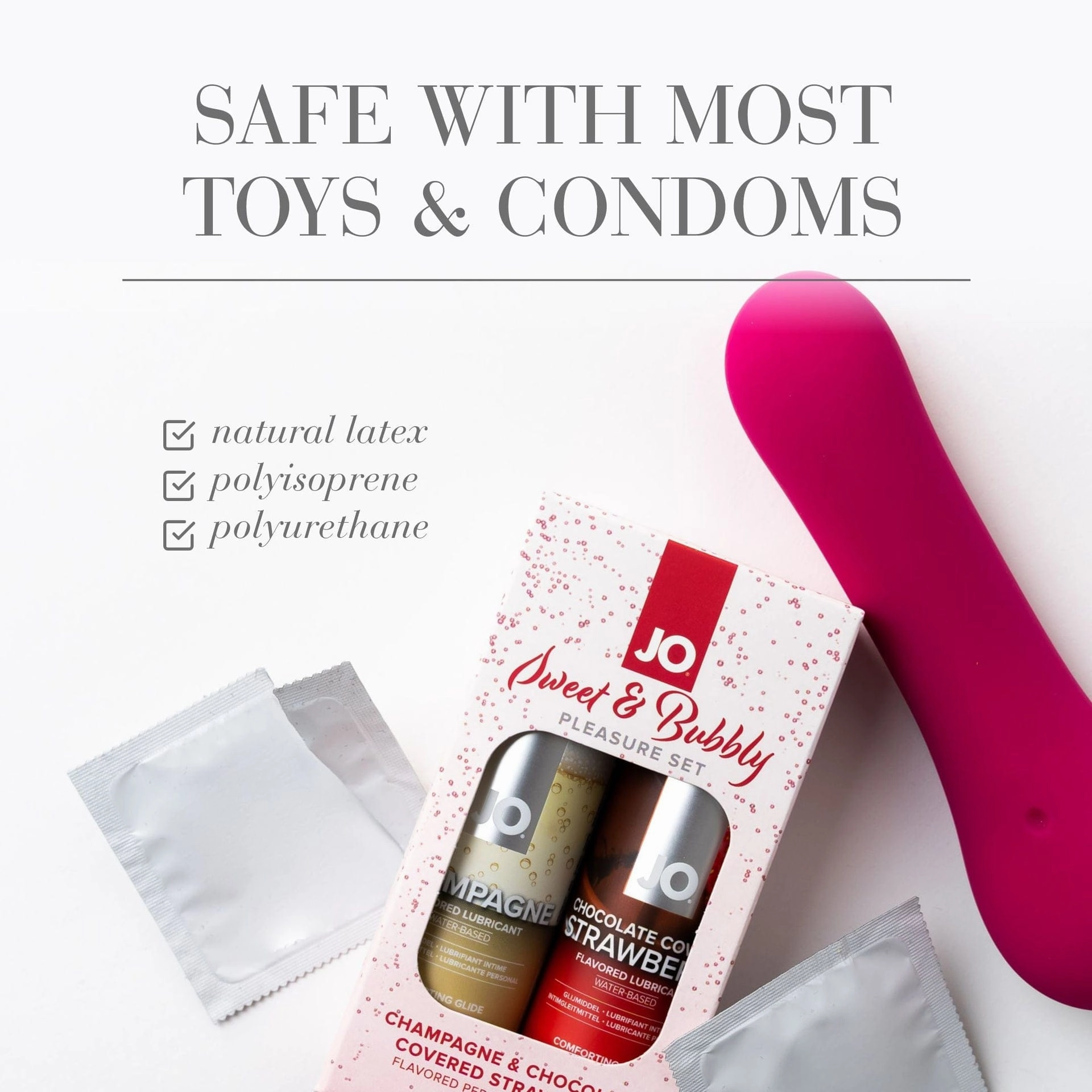 System Jo - Sweet and Bubbly Pleasure Set Various Limited Edition Lubricant