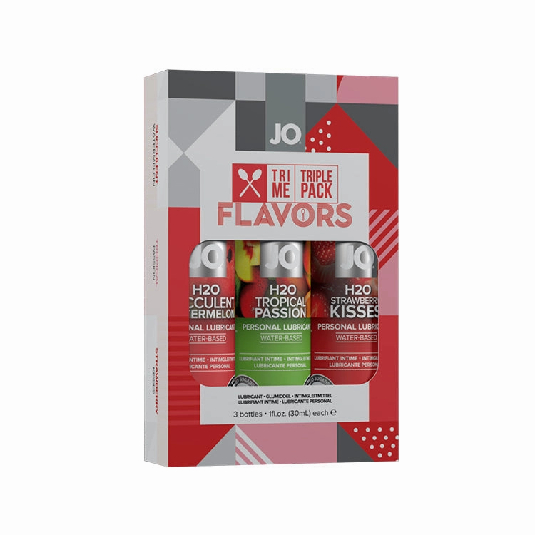 System JO Flavors Water Based Flavored Lube 3 Pack