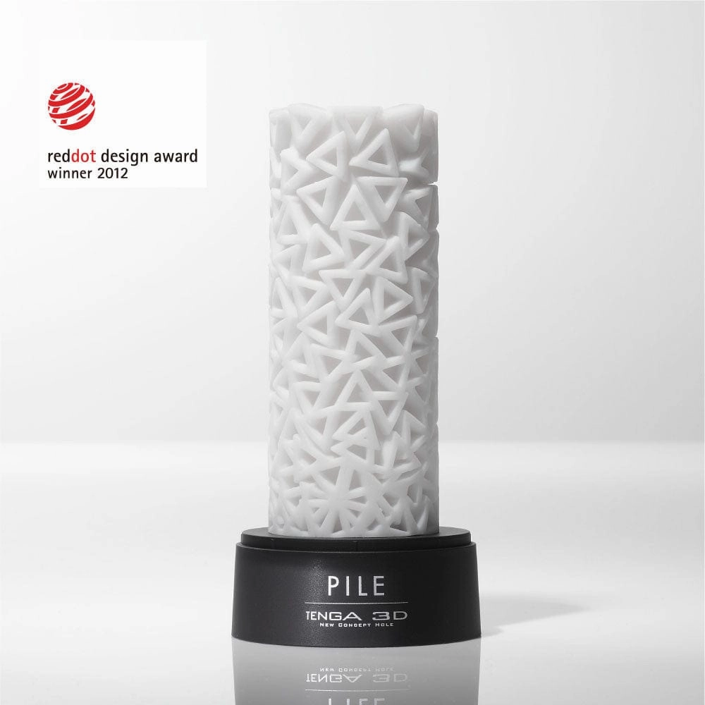Tenga - 3D Series Stroker Masturbator (White)
