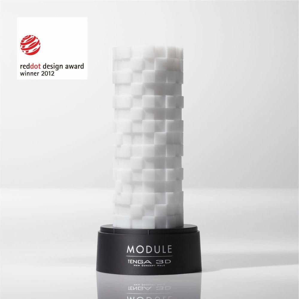 Tenga - 3D Series Stroker Masturbator (White)