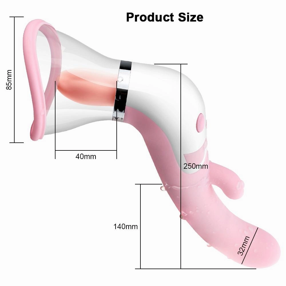 Tongue & clit sucker vibrator