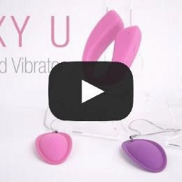 UltraZone Sexy U, U-Shaped Vibrator, Pink