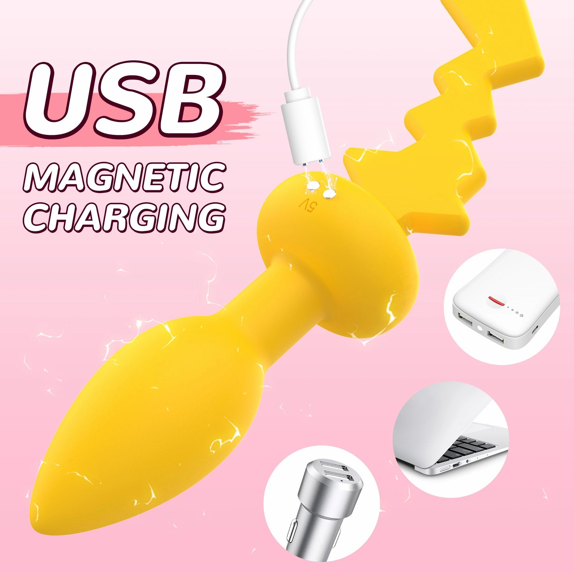 Vibrating Anal Butt Plug with Remote Control