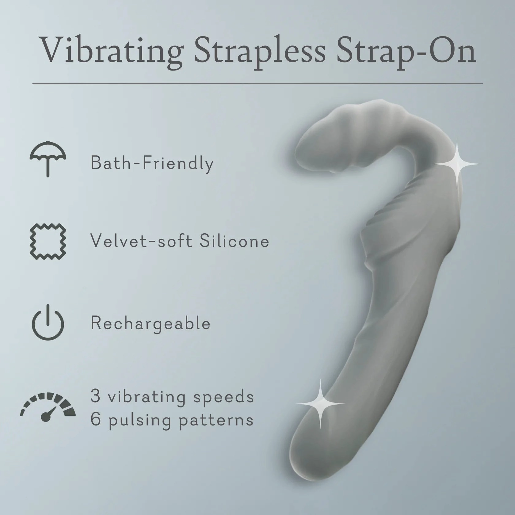Vibrating Strapless Strap-On - IN STOCK - 8 LEFT! - Pure Romance