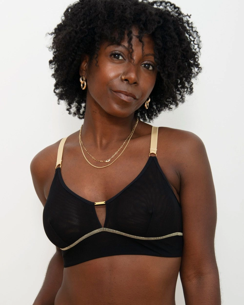 Victoria Pocketed Mesh Bralette