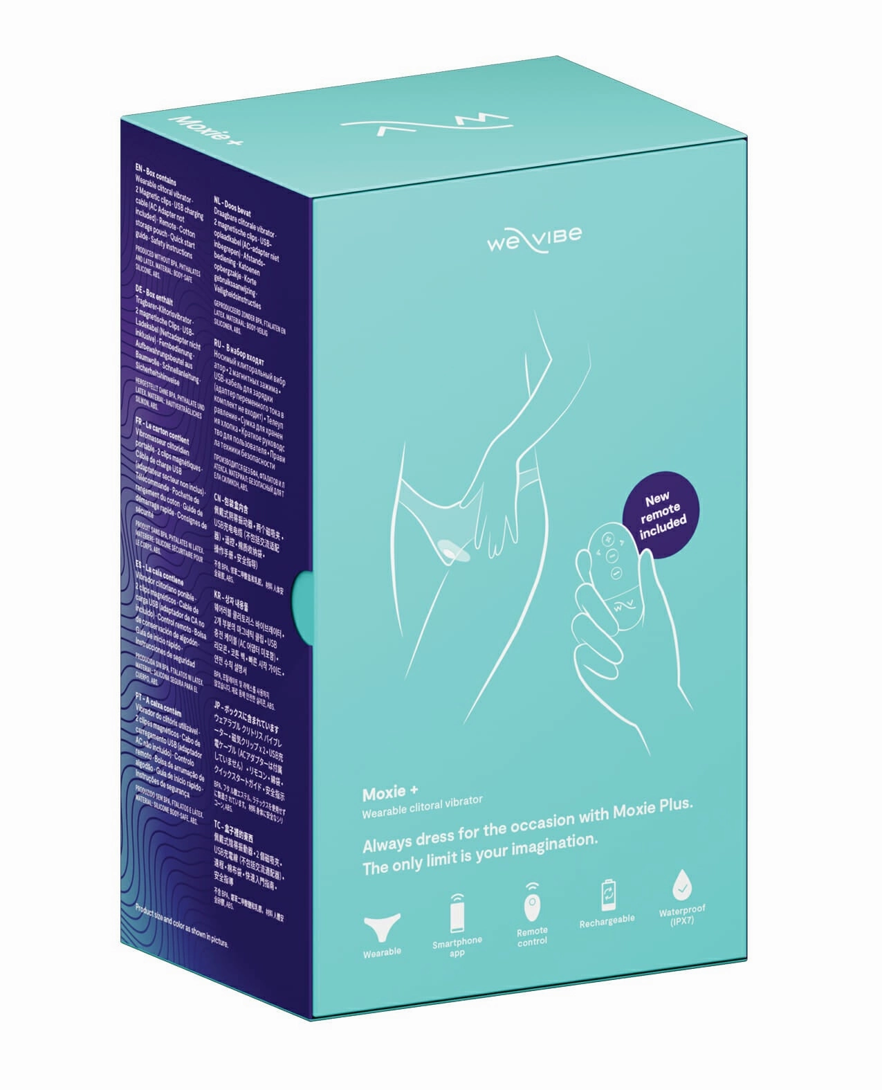 We-Vibe Moxie  Panty Vibrator - Aqua