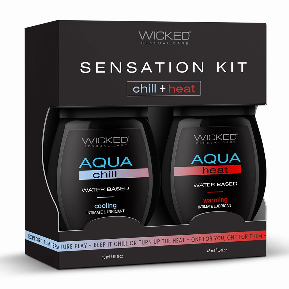 Wicked Chill   Heat Water-Based Lubricant Sensation Kit