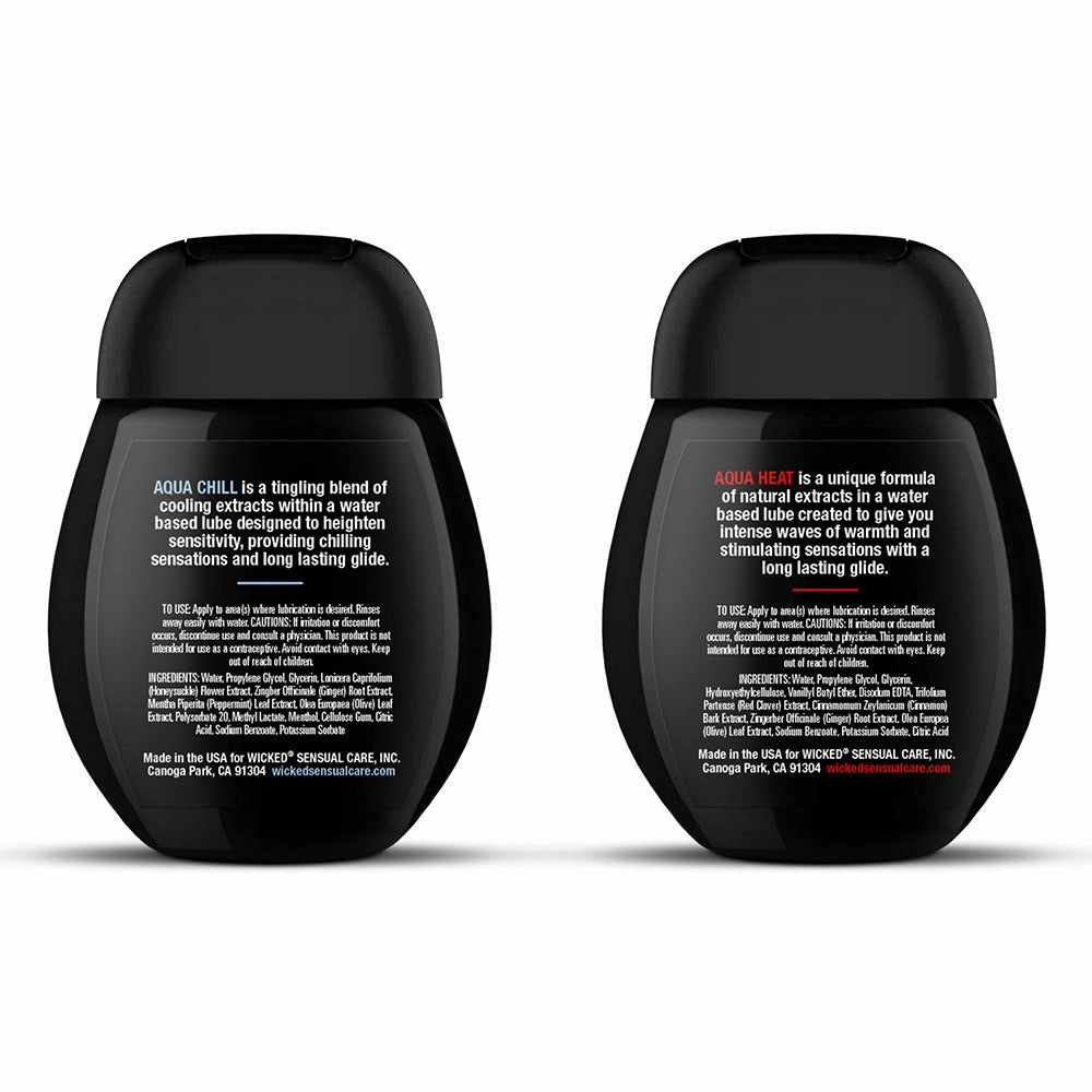 Wicked Chill   Heat Water-Based Lubricant Sensation Kit