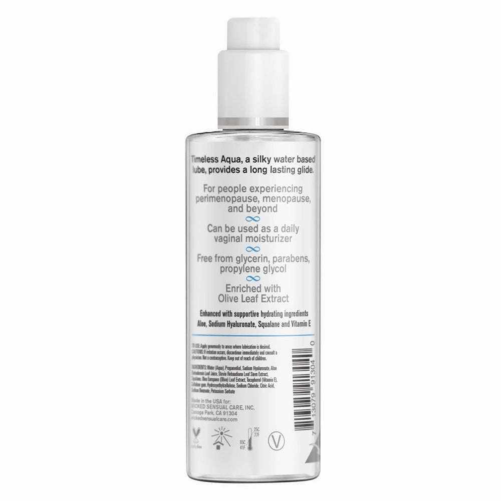 Wicked Simply Timeless Aqua Menopause-Friendly Water-Based Lubricant