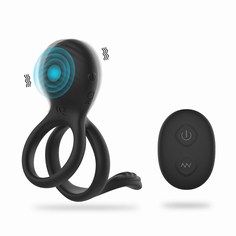 Wireless Remote Control Cock Ring Vibrator Clitoris Stimulation Sleeve for Penis Ring With 7 Vibration Modes